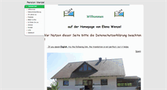 Desktop Screenshot of pension-bad-sobernheim.de